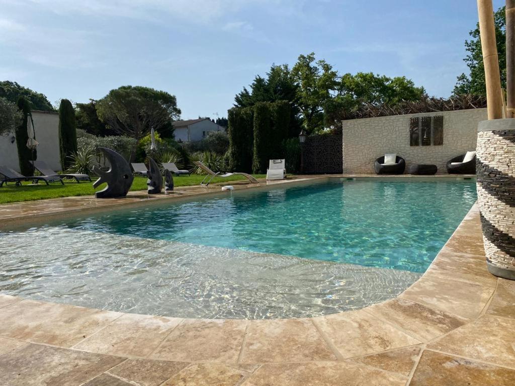 Mas Beau Soleil&Spa Gîtes de Charme avec Jacuzzi Privé Saint-Rémy-de-Provence Esterno foto